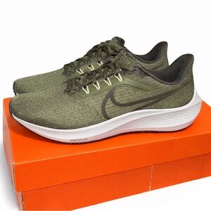 Nike Air Zoom Olive and Black Running Shoes